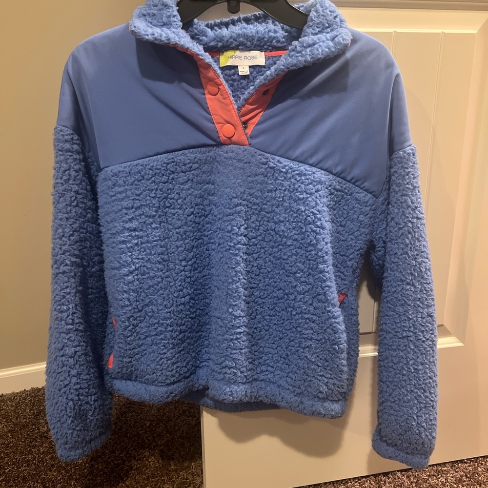 Kids Blue Fleece Jacket